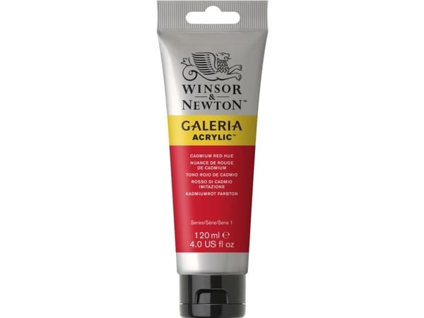 Winsor & Newton Galeria, 120 ml, Rød, Rør