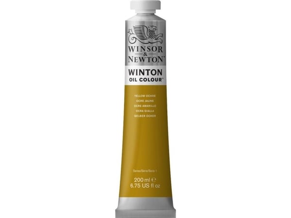 Winton olje 200 ml gul oker 744
