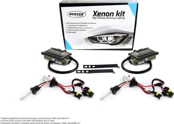 Xenon-sett 1068 CANBUS H8 H9 H11 6000K, AMIO-01803