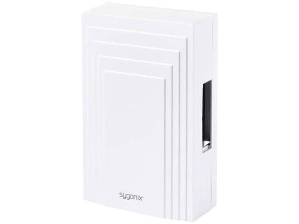 Sygonix SY-5491840 dörrklocka 8–12 V 85 dB vit