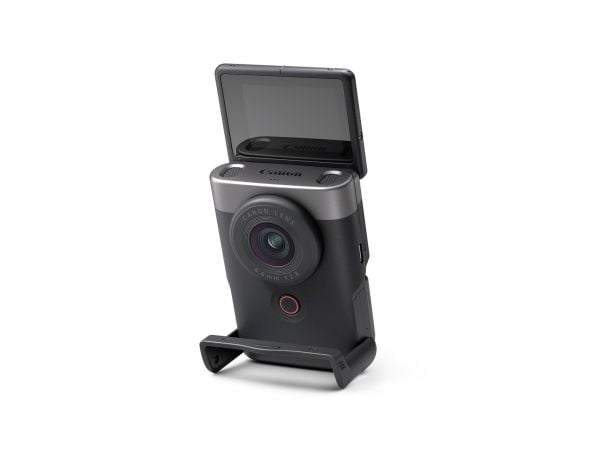Canon PowerShot V10 - Advanced Vlogging Kit - digitalkamera - kompakt - 20.9 MP - 4K / 29.87 fps - Wi-Fi, Bluetooth - sølv