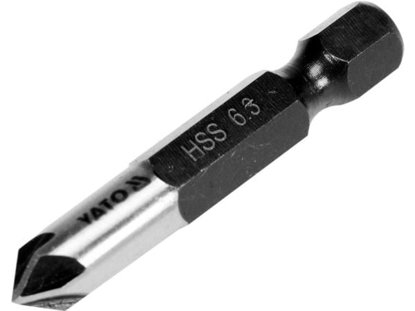 Yato YT-44721, Drill, Forsenkningsbor, 6,3 mm, 40 mm, Laminat, Metall, Tre, 45°