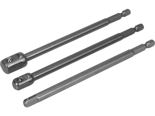 Yato YT-04628, Støpselsett, 1/4", Metrisk/imperisk, 3 hoder, 9.5,6.3,12.7 mm, 1/2,1/4,3/8"