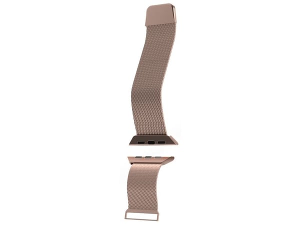 Puro Milanese magnetbånd - rustfritt stålbånd for Apple Watch 38/40/41 mm (rose gull)