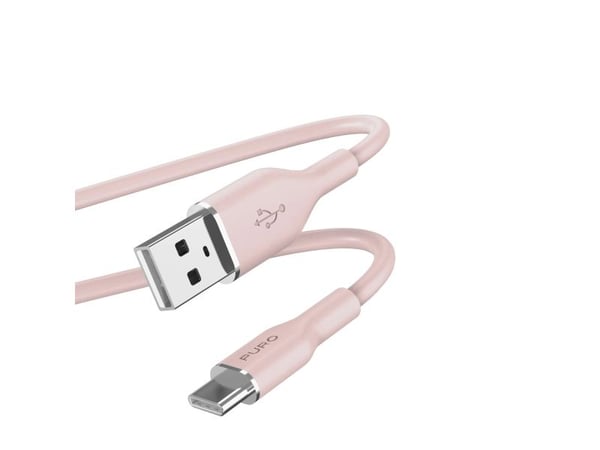 PURO PUUSBCICONROSE, 1,5 m, USB A, USB C, USB 3.2 Gen 1 (3.1 Gen 1), Rosa