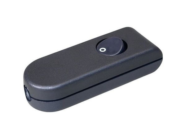 interBär 8093-204.01 Johtokytkin Musta, valkoinen 1 x Off/On 2 A 1 kpl 1 kpl