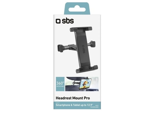 SBS TACARHOLDERK, Mobiltelefon/smarttelefon, Plate / UMPC, Passiv holder, Bil, Sort