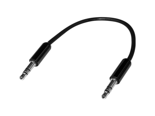 SpeaKa Professional SP-7870496, 3.5mm, Hankjønn, 3.5mm, Hankjønn, 0,1 m, Svart
