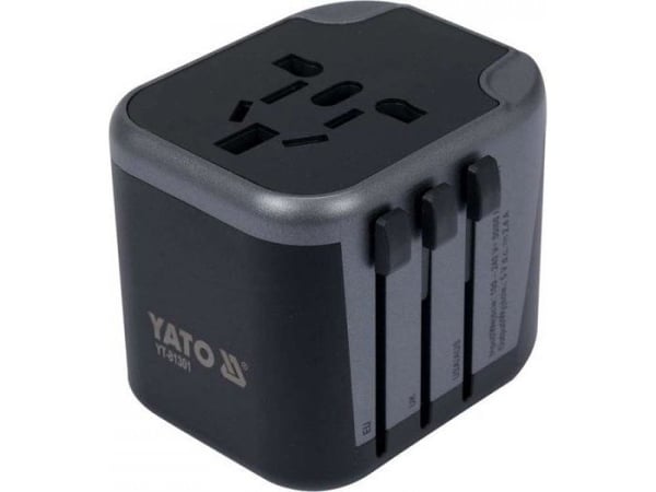 YATO UNIVERSAL TRAVEL ADAPTER 2 x USB 12W YATO UNIVERSAL TRAVEL ADAPTER 2 x USB 12W