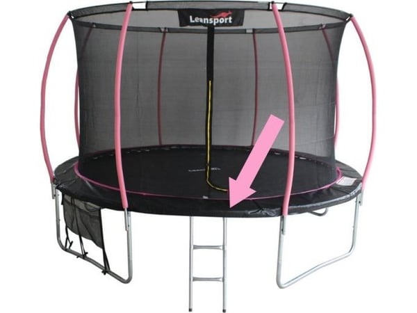 Lean Sport fjærholder til trampoline Sport Max 16ft, svart/rosa
