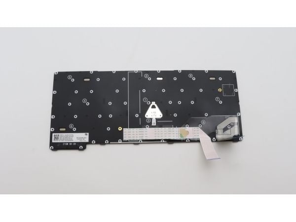 Primax - Erstatningstastatur for bærbar PC - med Trackpoint - bakbelysning - QWERTY - Engelsk - svart - for ThinkPad X13 Gen 2 20WK, 20WL