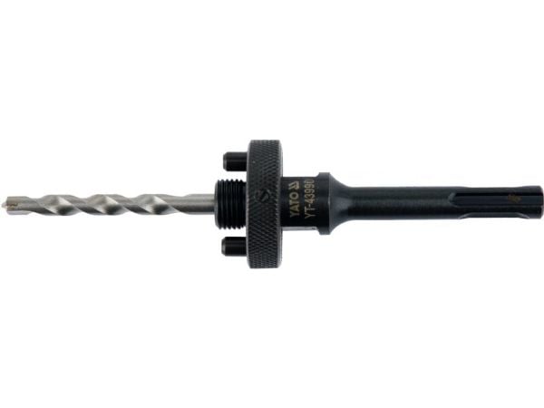 Yato YT-43990, Bor hullsag, Sentreringsbor, 8 mm, 165 mm, 9,5 cm, Titanium-Coated High-Speed Steel (HSS-TiN)