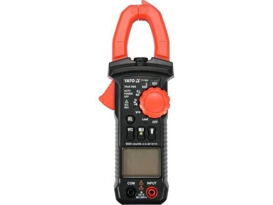 Yato YT-73092, LCD, CAT II 600V, 190 g, Svart, Röd