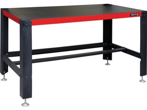 Yato YT-08920, Arbeidsbenk for metallbearbeiding, ABS, Stål, Sort, Rød, 1000 kg, 780 mm, 1500 mm