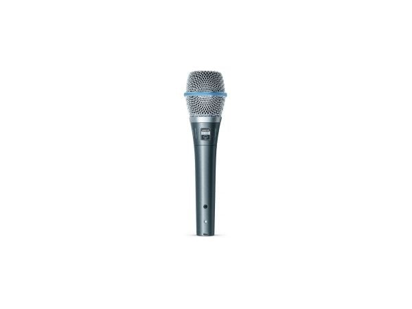 Shure Beta 87A - Mikrofon - aluminium, blå metallic
