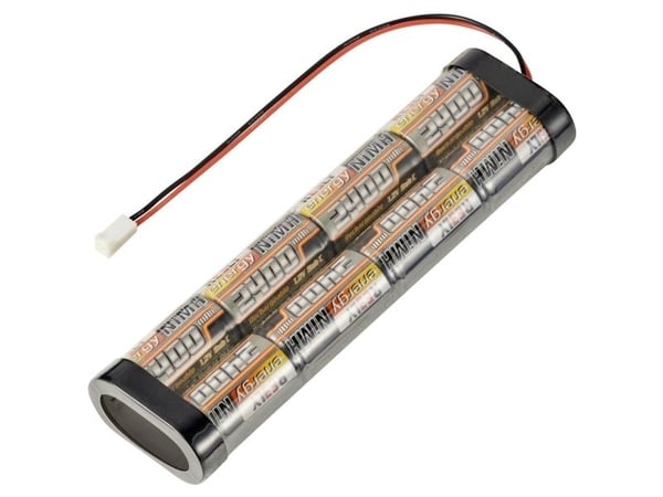 Reely modellbyggersenderbatterier (NiMH) 9,6 V 2400 mAh, 8 x Sub-C