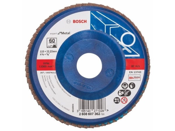 Bosch Expert for Metal X551 - Klaffplate - grovkorn: 40 - 115 mm