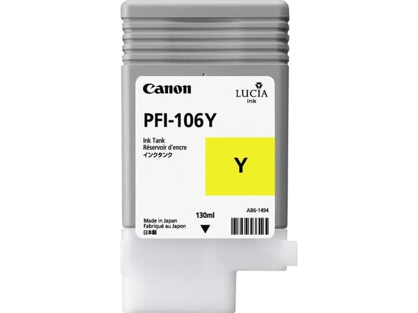 Canon blekk PFI-106 Yellow (351201604)