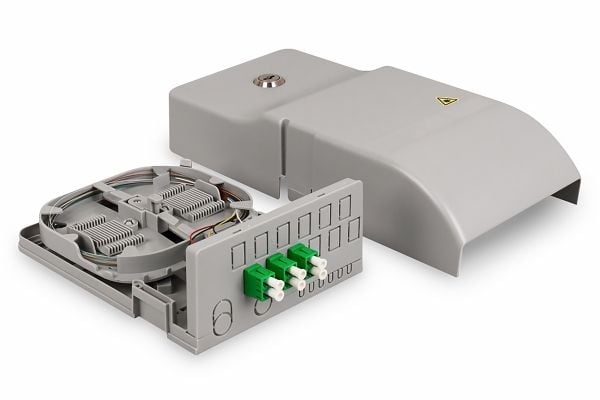 Fttx Spleißbox, 3 x LC/APC Duplex