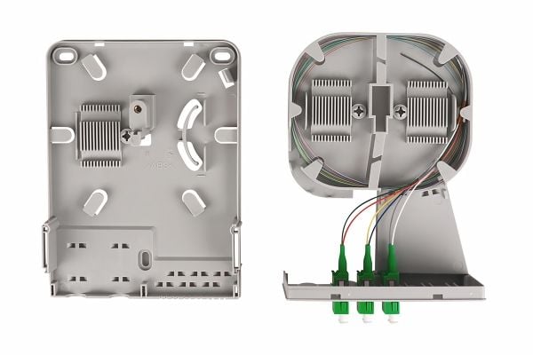 Fttx Spleißbox, 3 x LC/APC Duplex