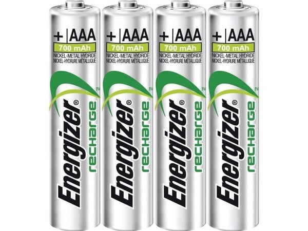 Energizer Recharge Power Plus - Batteri 4 x AAA - NiMH - (ladbare) - 700 mAh