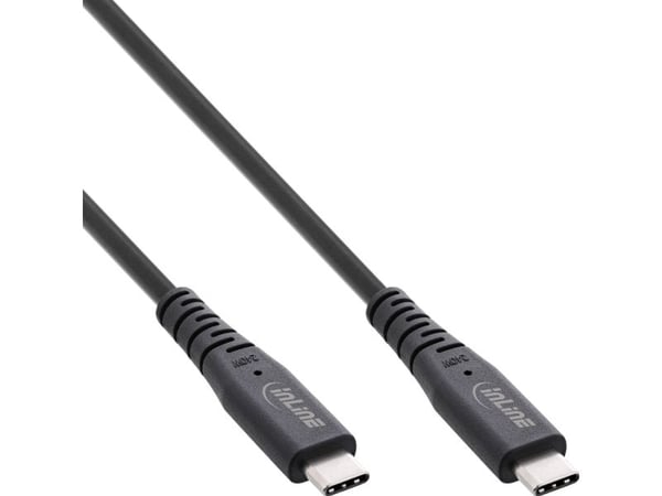 InLine USB4-kaapeli USB Typ-C Stecker/Stecker, PD 240W, 8K60Hz - 1m