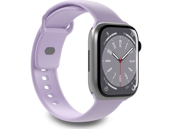 PURO ICON - Elastisk bånd for Apple Watch 38/40/41 mm (S/M & M/L) (Tech Lavender)