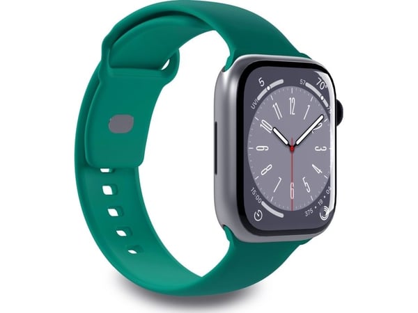 PURO ICON - Elastisk bånd for Apple Watch 42/44/45/49 mm (S/M & M/L) (Jade)