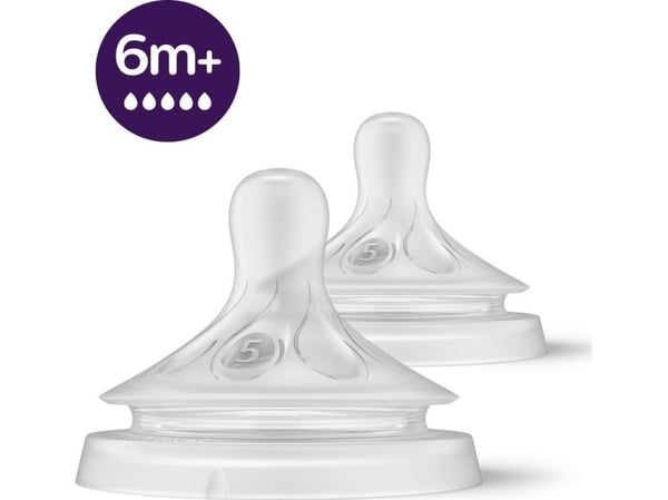 Philips AVENT Natural Response SCY965/02 Natural Response flaskesmokk, Ortodontisk, Anti-kolikkventil, 2 stykker