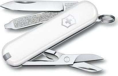 Victorinox Classic SD Falling Snow multiverktyg, vitt