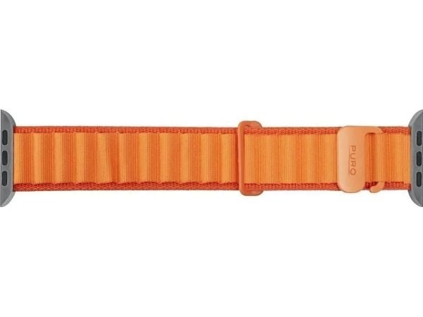 Puro EXTREME - Sløyfe for smart armbåndsur - 144 - 220 mm - pulsoransje - for Apple Watch Ultra