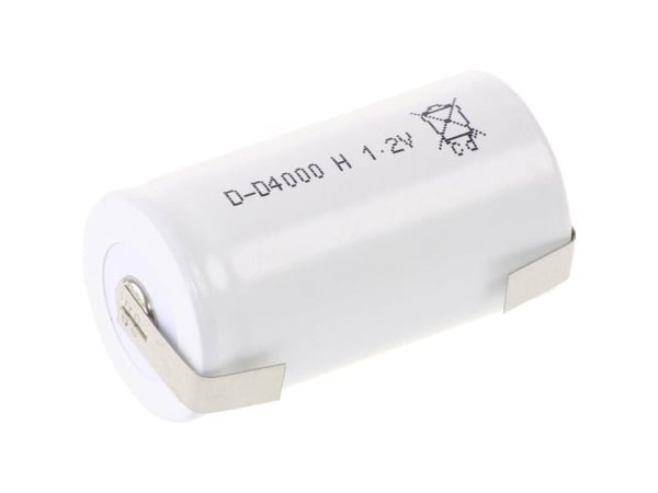 Mexcel D4000H Erikoisakku R20 (D) Korkean lämpötilan kestävä, U-muotoinen lyijykieleke, Flat-Top NiCd 1,2 V 4000 mAh