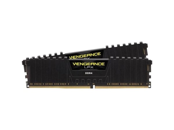 DIMM 32 GB DDR4-2400(2x 16 GB)Dual-Kit(svart, CMK32GX4M2A2400C14, Vengeance LPX, INTEL XMP)