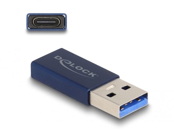 DeLOCK USB3.2-sovitin A uros C naaras, 1 kpl