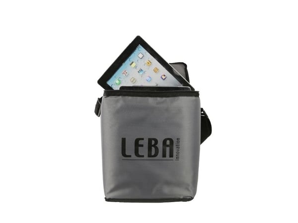 Leba NoteBag NB2-5TAB-GREY, Organisatoretui for bærbar enhet, Grå, Bord, 23 cm, 2,5 cm, 27 cm