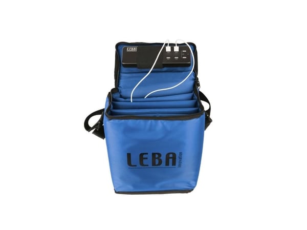 Leba NoteBag NB2-5T-BLU-UC-SC, Organisatoretui for bærbar enhet, Blå, Bord, 23 cm, 2,5 cm, 27 cm