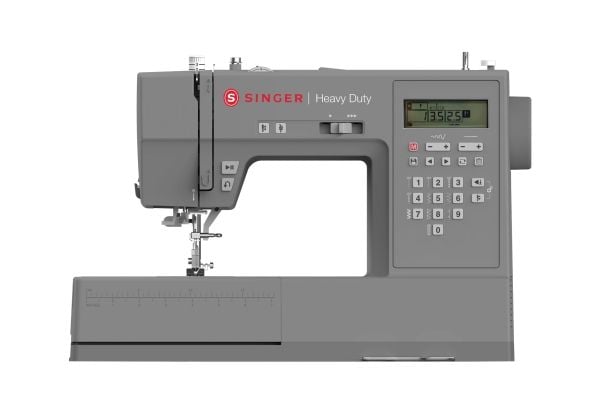SINGER HD6705C, Grå, Halvautomatisk symaskin, Sy, LED, Knappar, Elektrisk