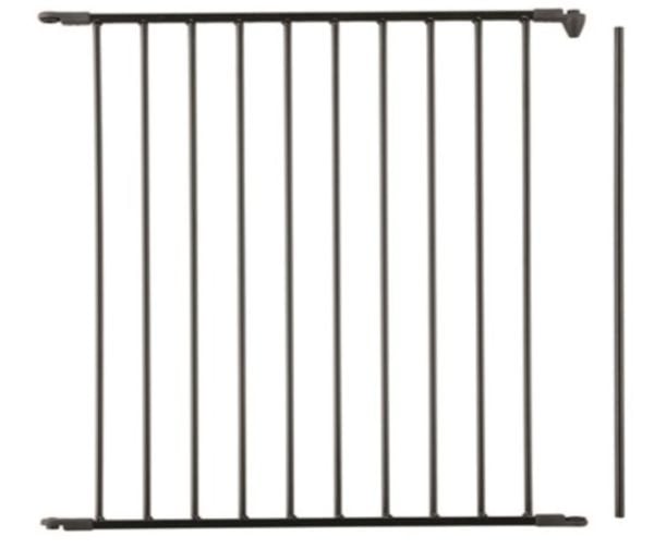 Baby Dan 67256-2600-12, Polyethylen, Stål, Sort