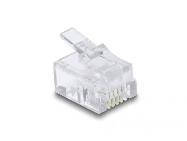 RJ11 modulaarinen pistoke 100 kpl
