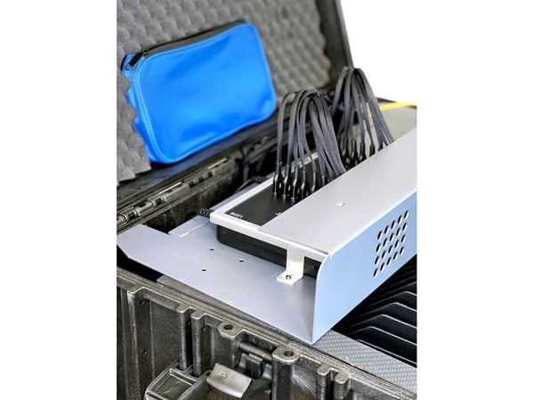 LEBA NoteCharge - Strømadapter - 12 watt per port - 120 watt - 2.4 A - 10 utgangskontakter (USB-C)