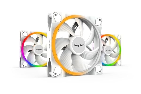 be quiet! Light Wings - Kabinettvifte - PWM - 140 mm - hvit (en pakke 3)
