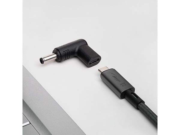 Akyga AK-ND-C10, USB-C, 4.5 x 3.0 mm, Sort