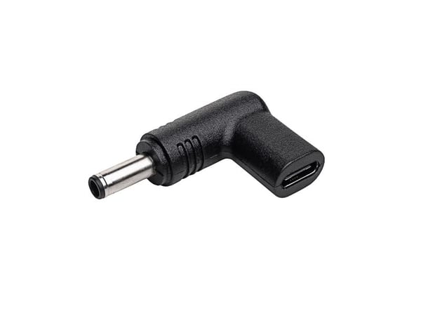 Akyga AK-ND-C10, USB-C, 4.5 x 3.0 mm, Sort