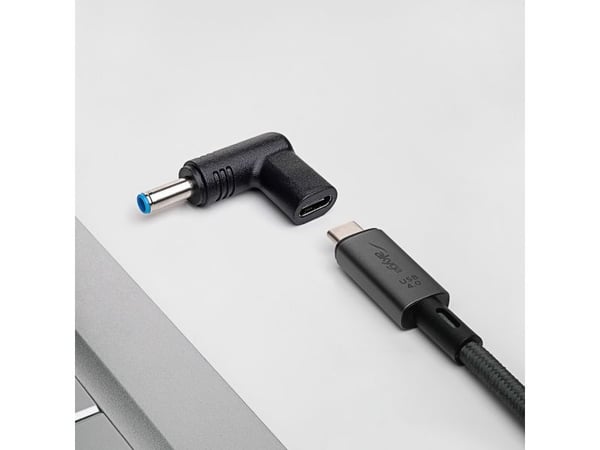 Akyga AK-ND-C09, USB-C, 4.5 x 3.0 mm, Sort