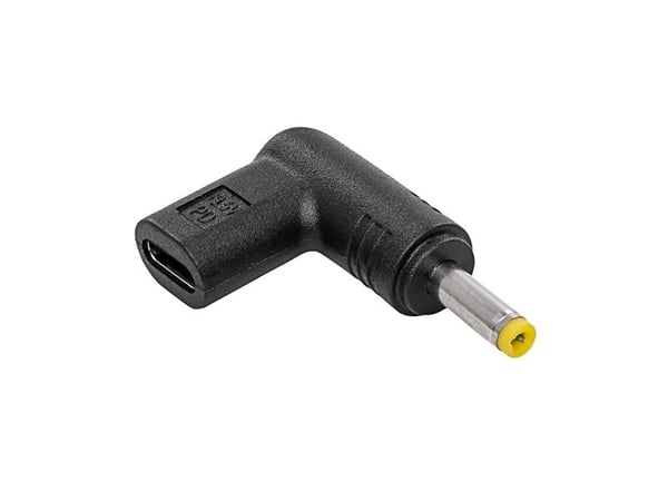 Akyga AK-ND-C04, USB-C, 4.0 x 1.7 mm, Sort