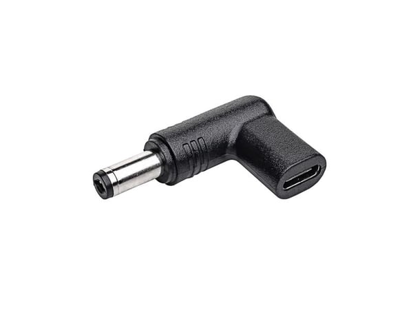 Akyga AK-ND-C02, USB-C, 5.5 x 2.1 mm, Sort