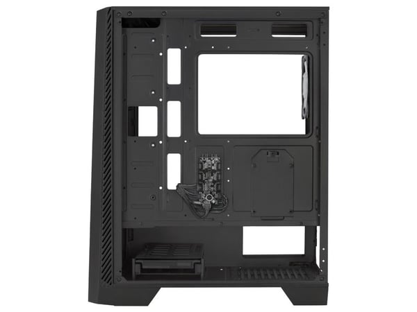Aerocool Mirage, Midi Tower, PC, Svart, ATX, micro ATX, Mini-ITX, ABS, SPCC, Härdat glas, Blå, Grön, Röd
