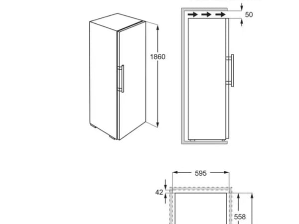 Køle-fryseskab ELECTROLUX LNT7ME36G2