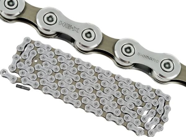 Shimano CN-HG54, Sykkelkjede, Bysykkel, Stål, Grå, 273 g