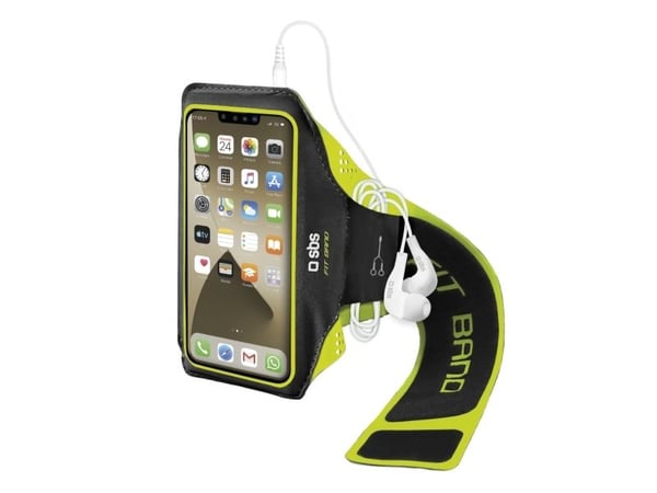 SBS TESPORTFITBAND3XL, Armbænd eske, Universell, 17 cm (6.7"), Sort